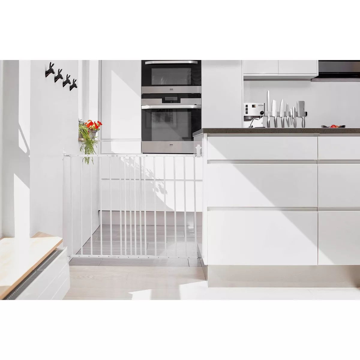 BabyDan MultiDan Metal Baby Gate - White