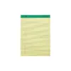 Staples Notepads 8.5" x 11.75" Narrow Yellow 50 Sh./Pad 12 Pads/PK 354743