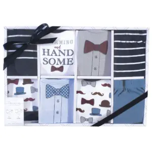Little Treasure Baby Boy Boxed Gift Set, Charming, 0-6 Months