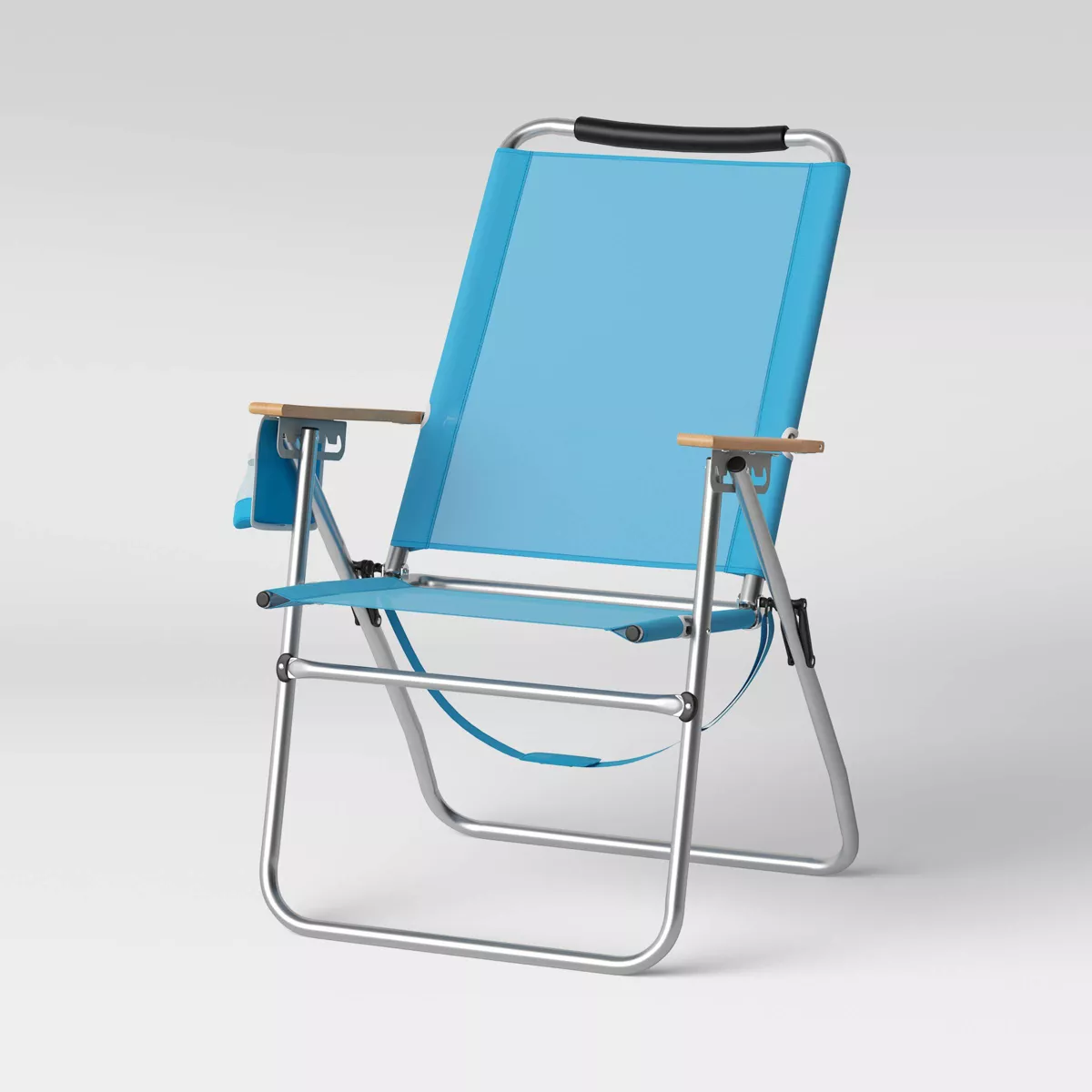 High & Wide Beach Chair - Blue - Sun Squad™