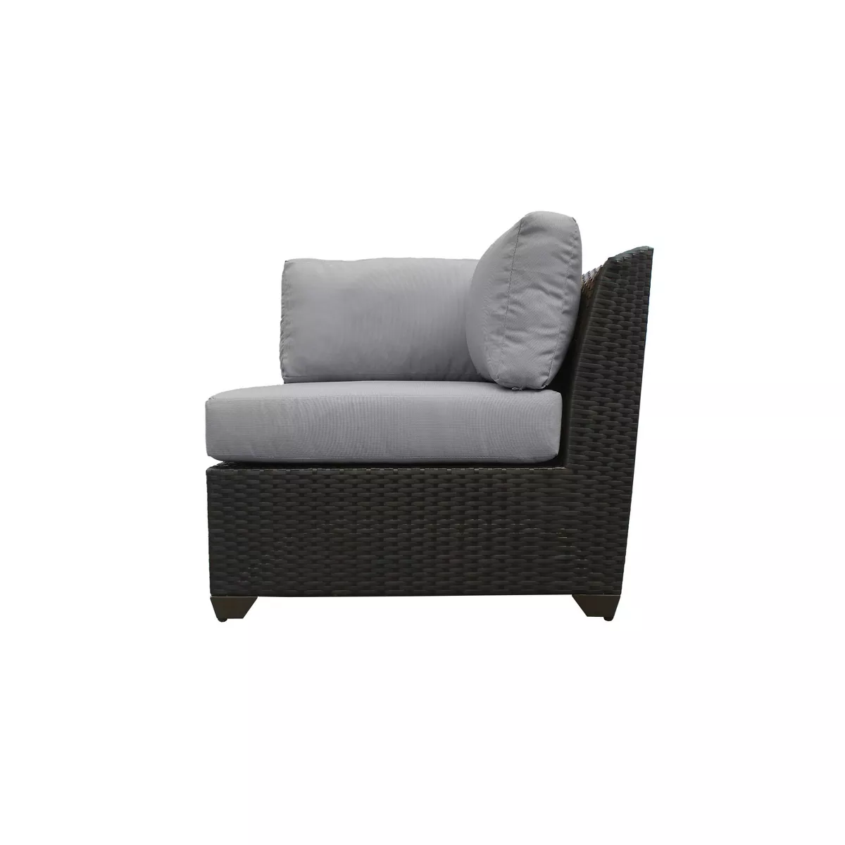 Barbados 14pc Patio Sectional Seating Set with Cushions - Gray - TK Classics