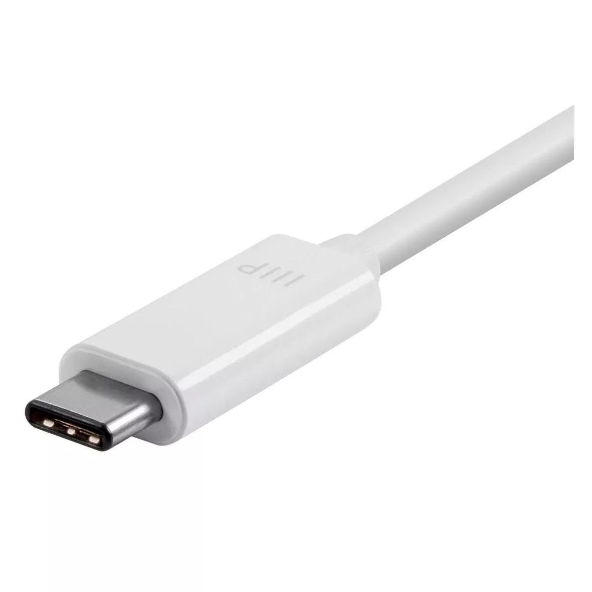 Monoprice USB-C to HDMI and USB-C (F) Dual Port Adapter, Compatible With USB-C Equipped Laptops, Such As The Apple Macbook And Google Chromebook