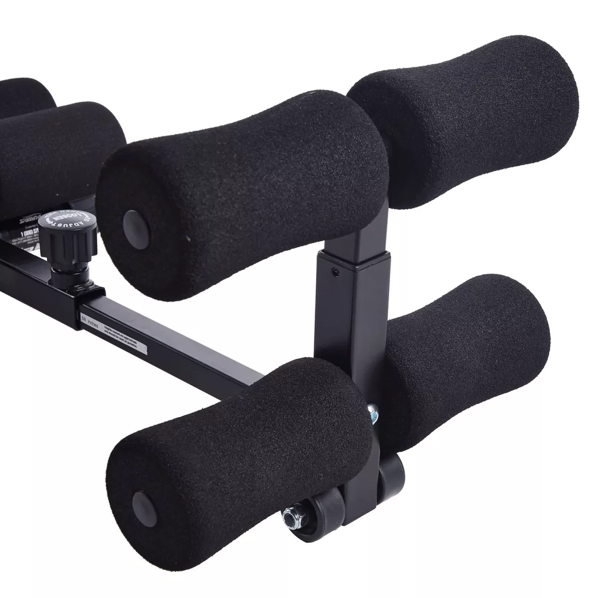 Stamina InLine Back Stretch Bench with Cervical Traction - Gray