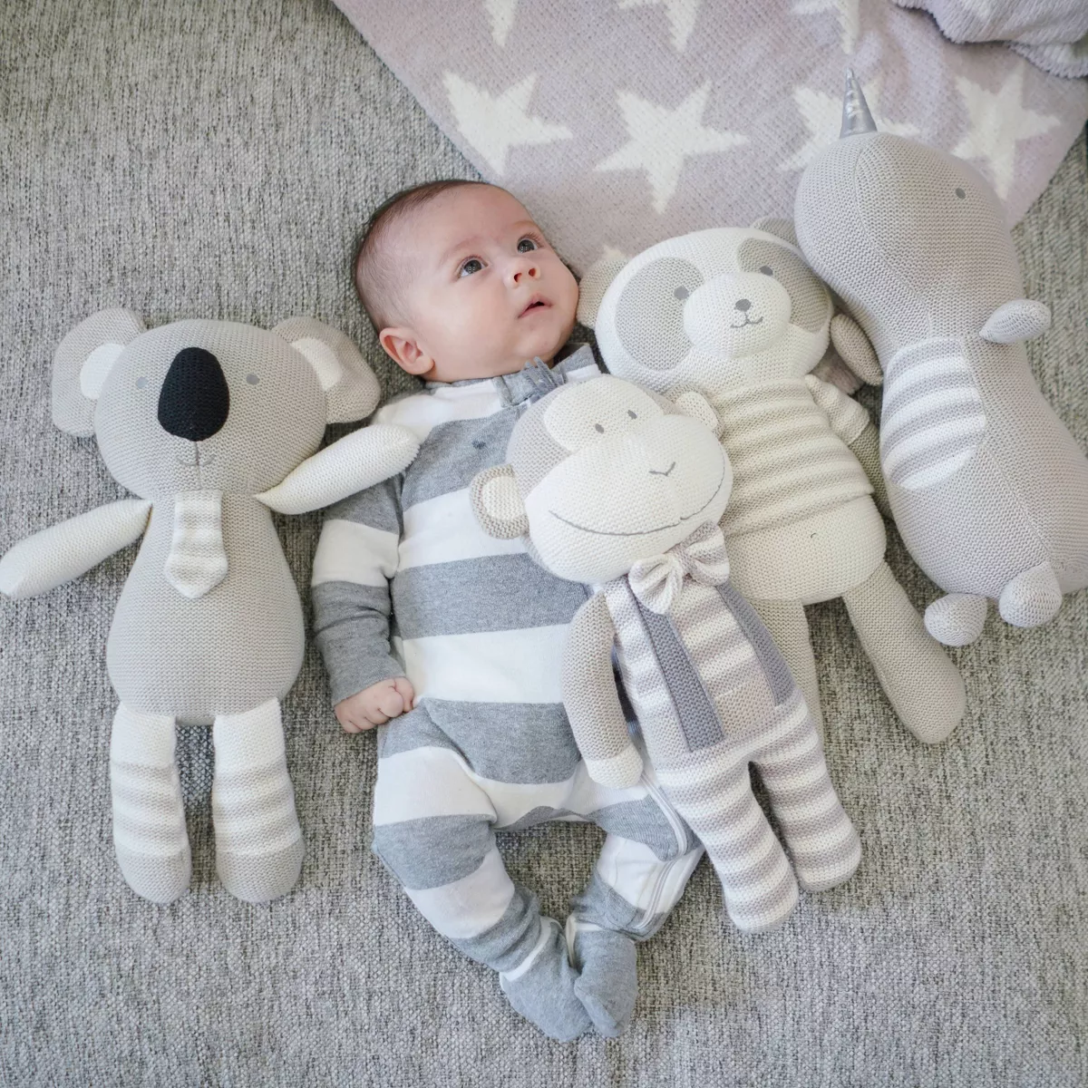 Living Textiles Baby Knit Plush Toy - Taylor T-Rex