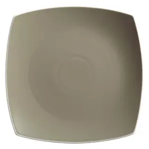 Gibson 102264.16RM Elite 16 Piece Durable Square Matte Dinnerware Set with Plates, Bowls, and Mugs, Microwave and Dishwasher Ready