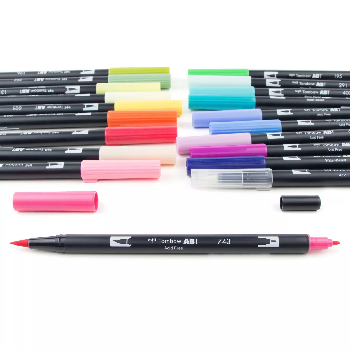 Tombow 20ct Dual Brush Pen Art Markers - Floral Palette