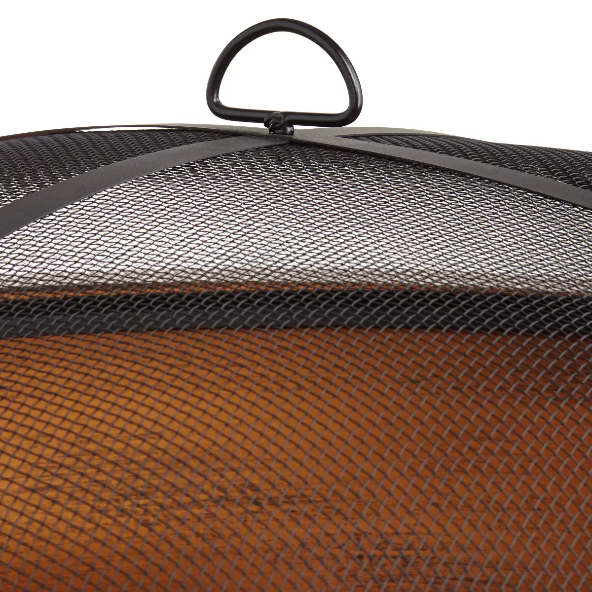 John Timberland Copper and Black Outdoor Fire Pit Round 40