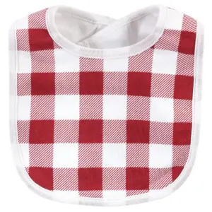 Hudson Baby Infant Boy Cotton Bib and Sock Set 5pk, Homeslice, One Size