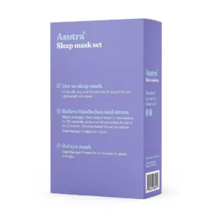 Asutra Sleep Mask Set - Purple