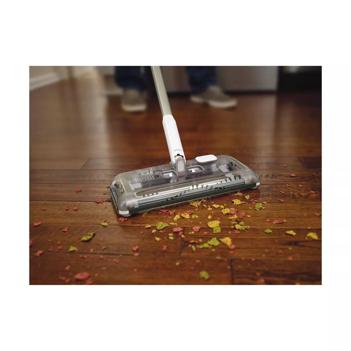 BLACK+DECKER Lithium Powered Sweeper – White HFS115J10