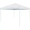 10'x10' Quick-Up Steel Frame Canopy with Carrying Bag White - Sunnydaze