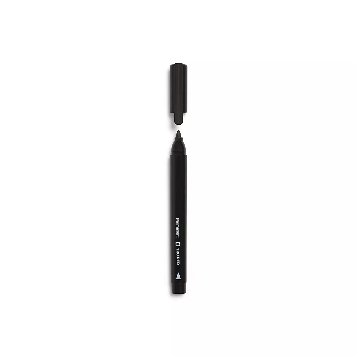 TRU RED Pen Permanent Markers Fine Tip Black 36/Pack TR54545