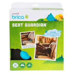 Munchkin Brica Seat Guardian Car Seat Protector - Brown/Black