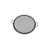 Sunnydaze Outdoor Camping or Backyard Heavy-Duty Steel Round X-Marks Fire Pit Cooking Grilling BBQ Grate - 22"