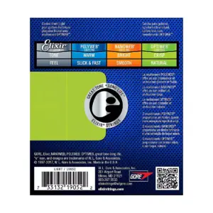 Elixir Electric Guitar Strings with OPTIWEB Coating, Light (.010-.046)