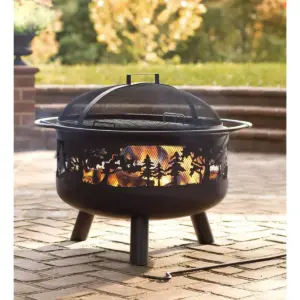 Plow & Hearth - Timberline Wood-Burning Fire Pit