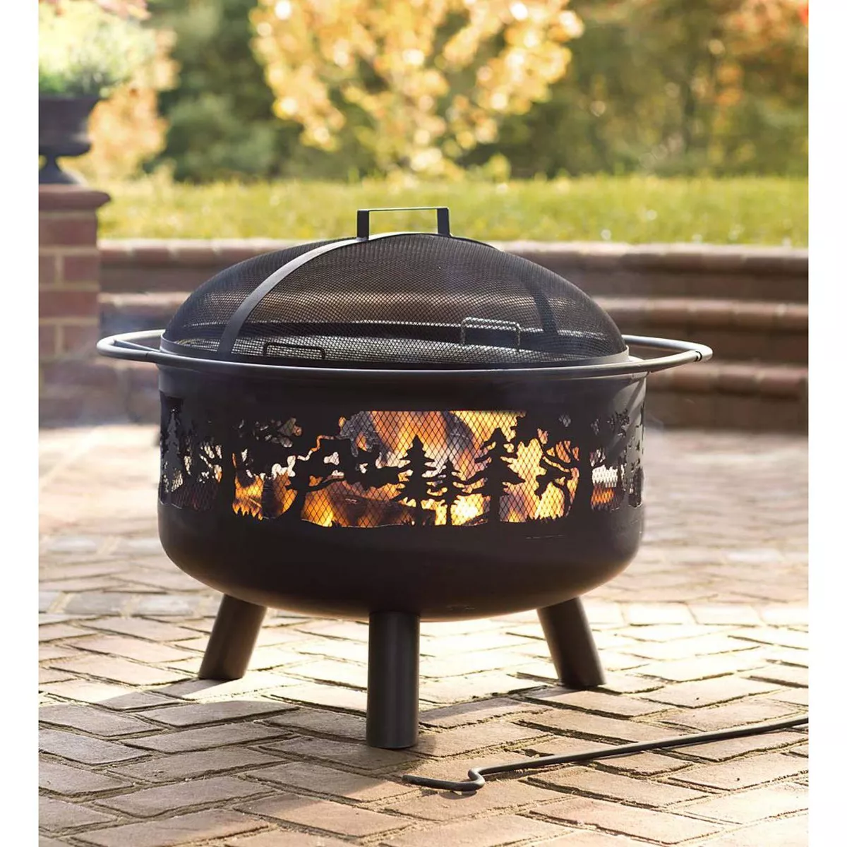 Plow & Hearth - Timberline Wood-Burning Fire Pit