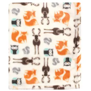 Hudson Baby Infant Plush Blanket with Security Blanket, Unisex Owl, One Size