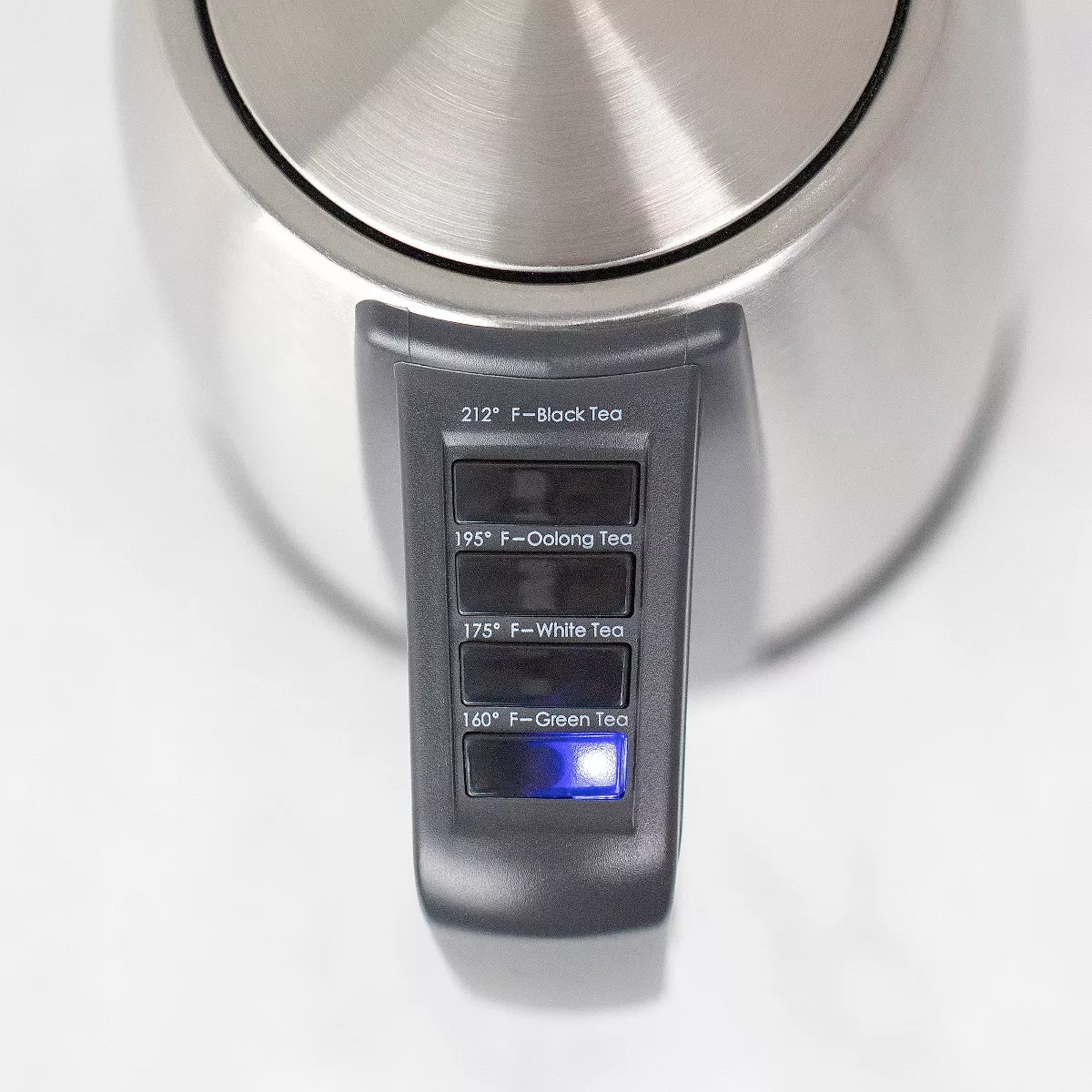 Capresso 4 Temperature Electric Water Kettle H2O Steel PLUS - Stainless Steel 278.05