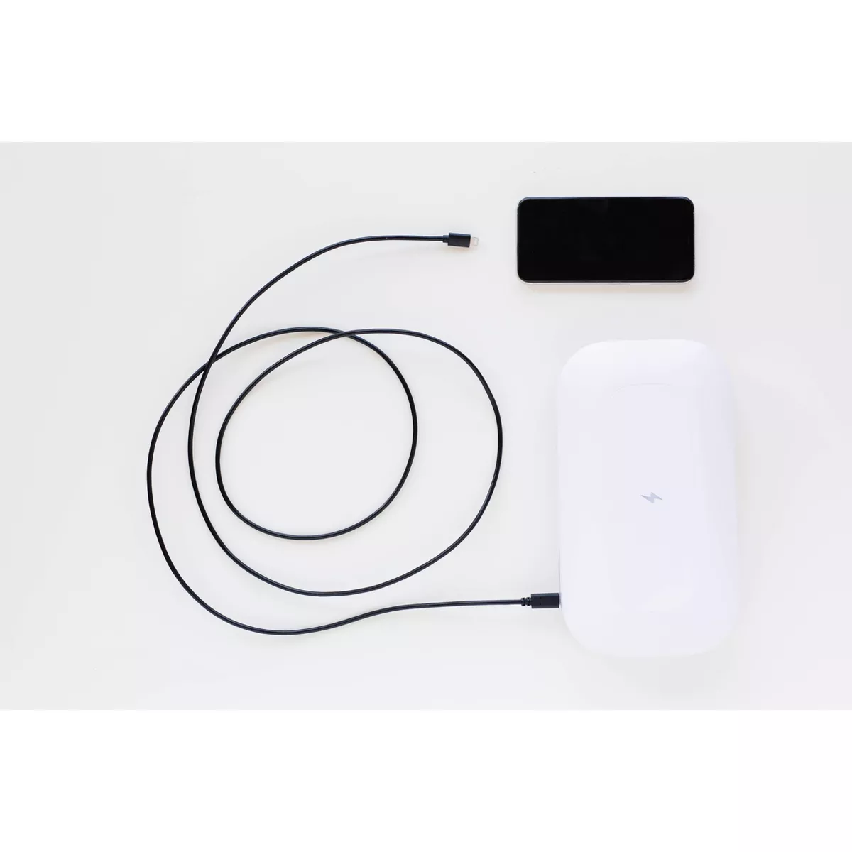 PhoneSoap Cable Lightning to USB-A 6' - Black