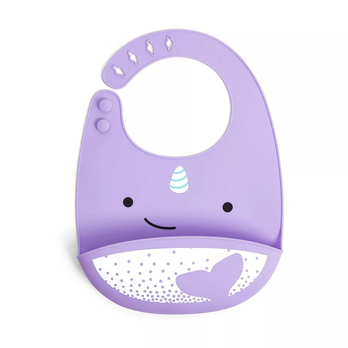 Skip Hop Zoo Silicone Bib - Narwhal