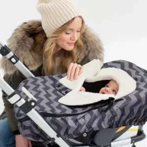 Skip Hop STROLL & GO Car Seat Cover - Tonal Chevron