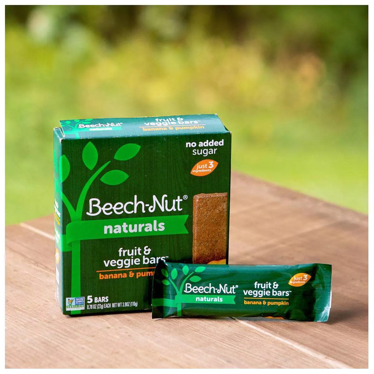 Beech-Nut Fruit & Veggie Bars Banana & Pumpkin - 5ct