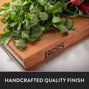 John Boos 24 Inch Wide 1.5 Inch Thick Reversible Cutting Board Block with Two Sided Hand Grips , 24 x 18 x 1.5 Inches, Cherry Wood