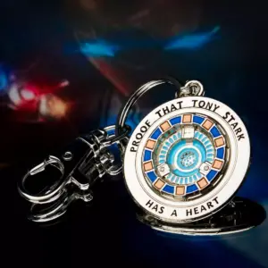 SalesOne LLC Marvel Iron Man Tony Has A Heart 3D Metal Key Chain