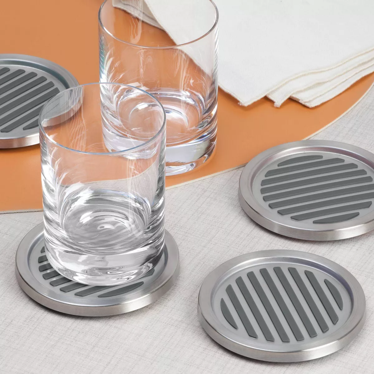 iDESIGN Linea Coasters Set