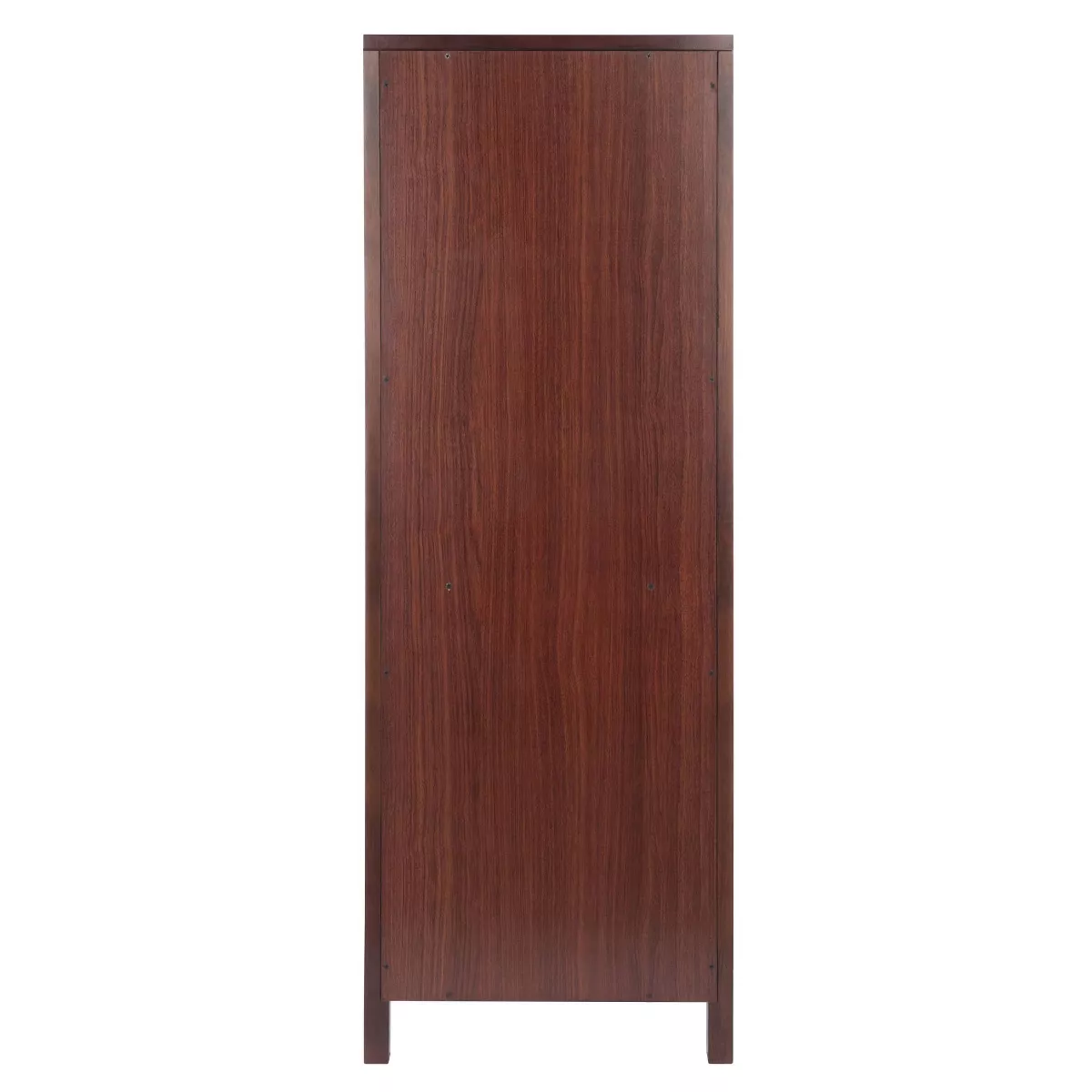 Brooke Cupboard 1 Drawer and Wine Holder Walnut - Winsome