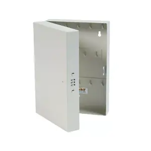 SteelMaster Hook-Style Key Cabinet 28-Key Steel Putty 7-3/4