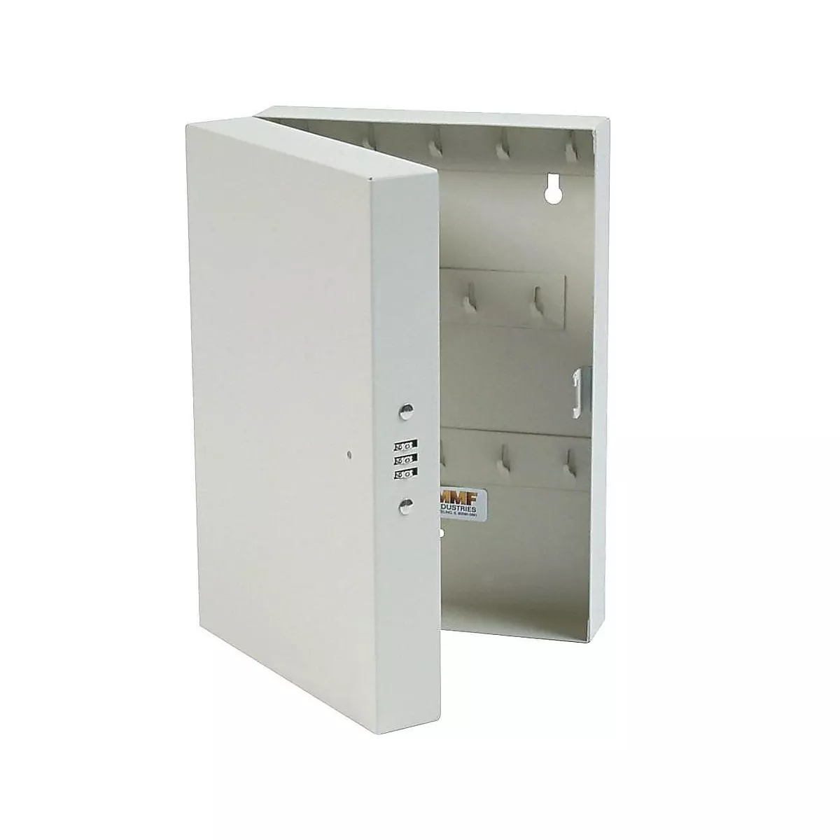 SteelMaster Hook-Style Key Cabinet 28-Key Steel Putty 7-3/4"w x 3-1/4"d x 11-1/2"h 201202889