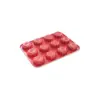 Nordic Ware 12-Cavity Bundt Cupcake Pan, Mini, Red