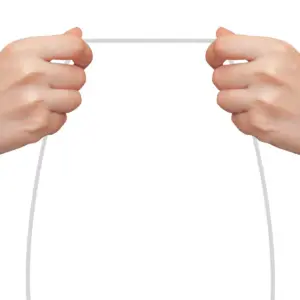 Just Wireless 2.4A/12W 1-Port USB-A Home Charger with 10ft TPU Lightning to USB-A Cable - White