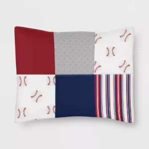 3pc Baseball Patch Full/Queen Bedding - Sweet Jojo Designs