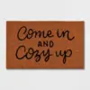 1'6"x2'6" Come In and Cozy Up Doormat Black - Threshold™