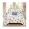 4pc Full Strix Quilt Set Gray - Chic Home Design