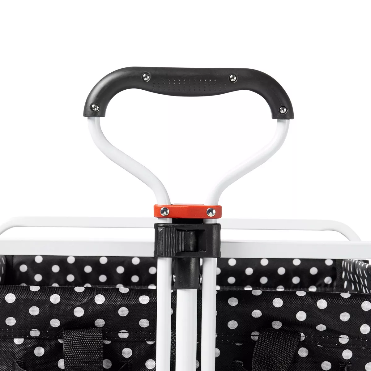 Mac Sports Heavy Duty All Terrain Folding Multi Utility Beach Wagon, Black Dots