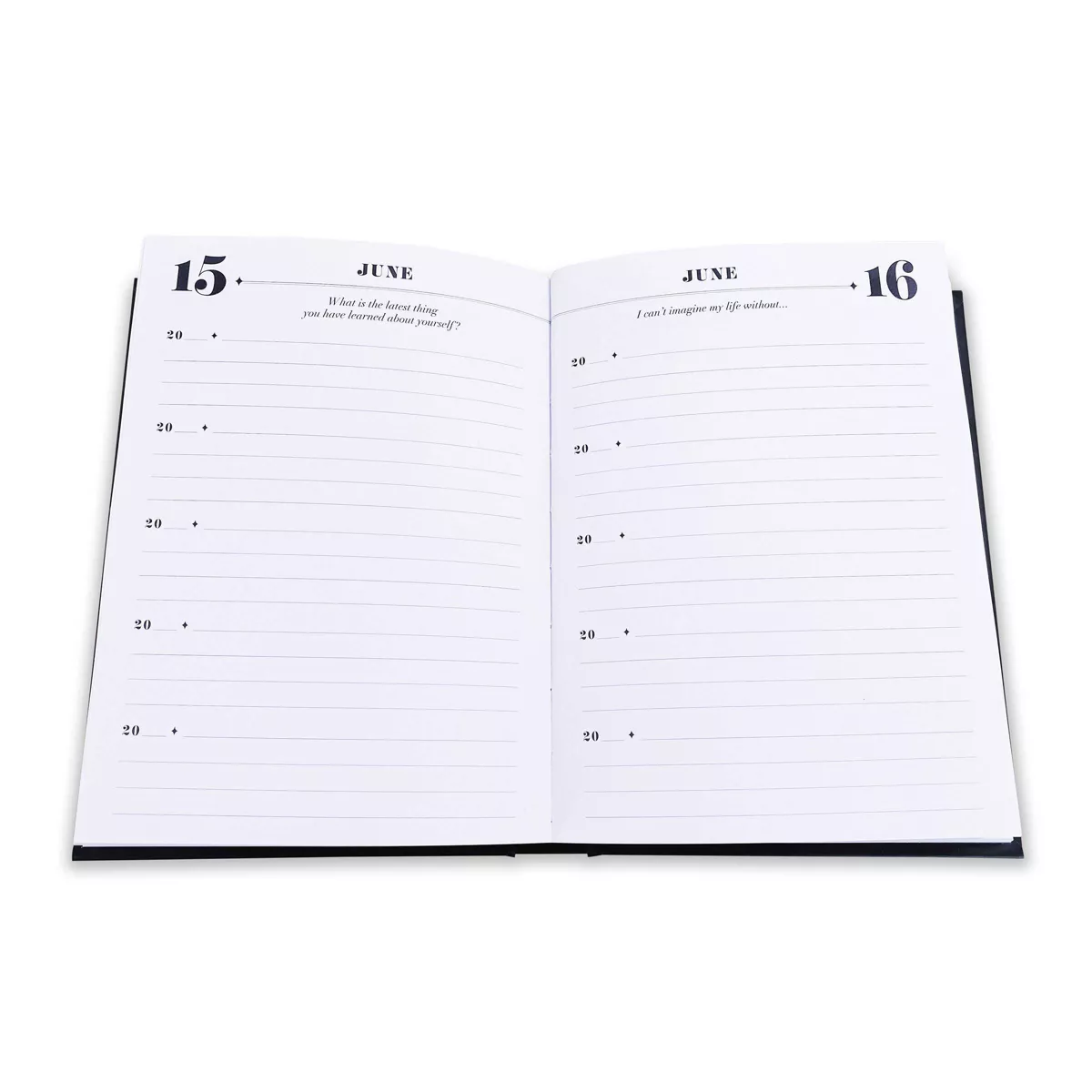 Pre-Printed 5 Year Memory Journal Question A Day