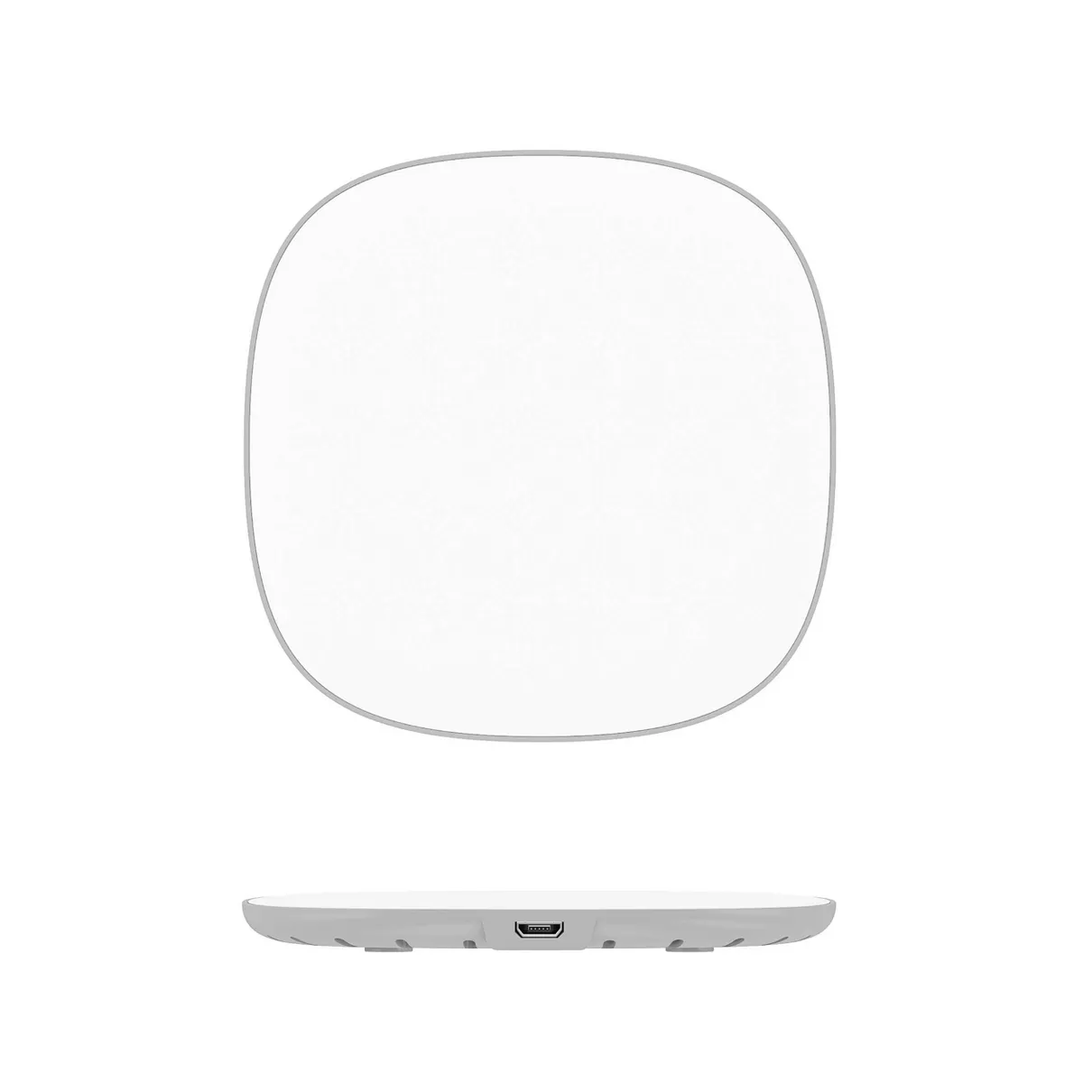 Just Wireless 5W Qi Wireless Charging Pad with 4ft TPU Charging Cable - White