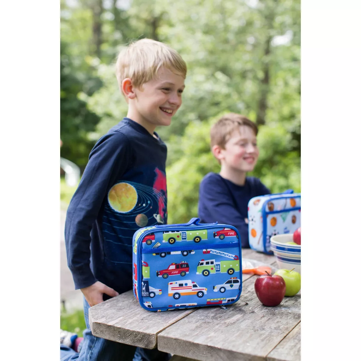 Wildkin Olive Kids' Heroes Lunch Box - Blue