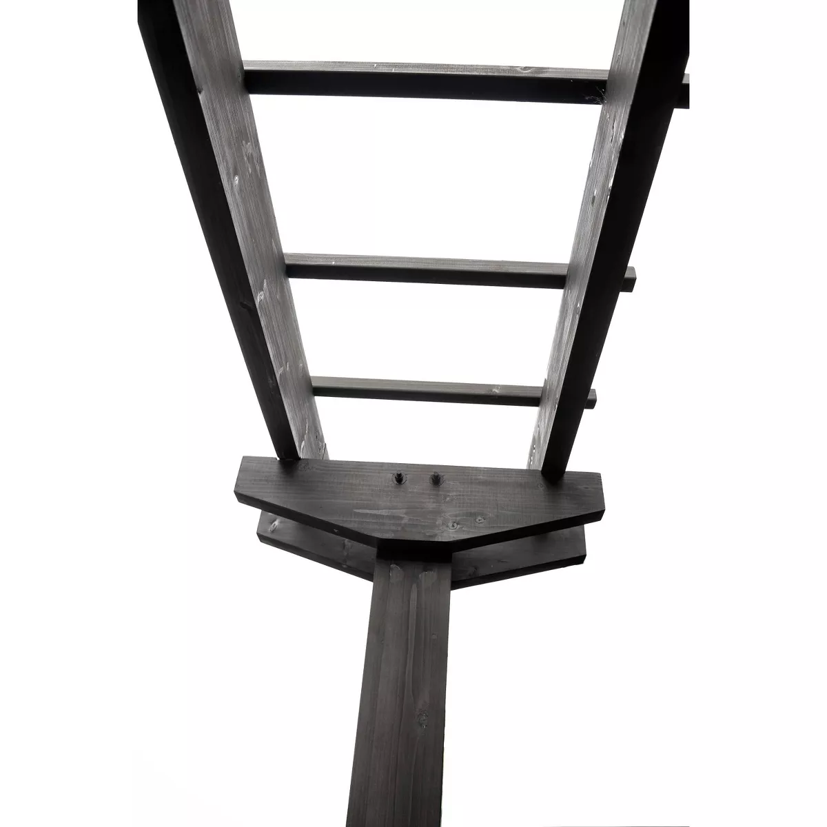 7.5' Wildwood Two Post Cedar Arbor Black - Vita