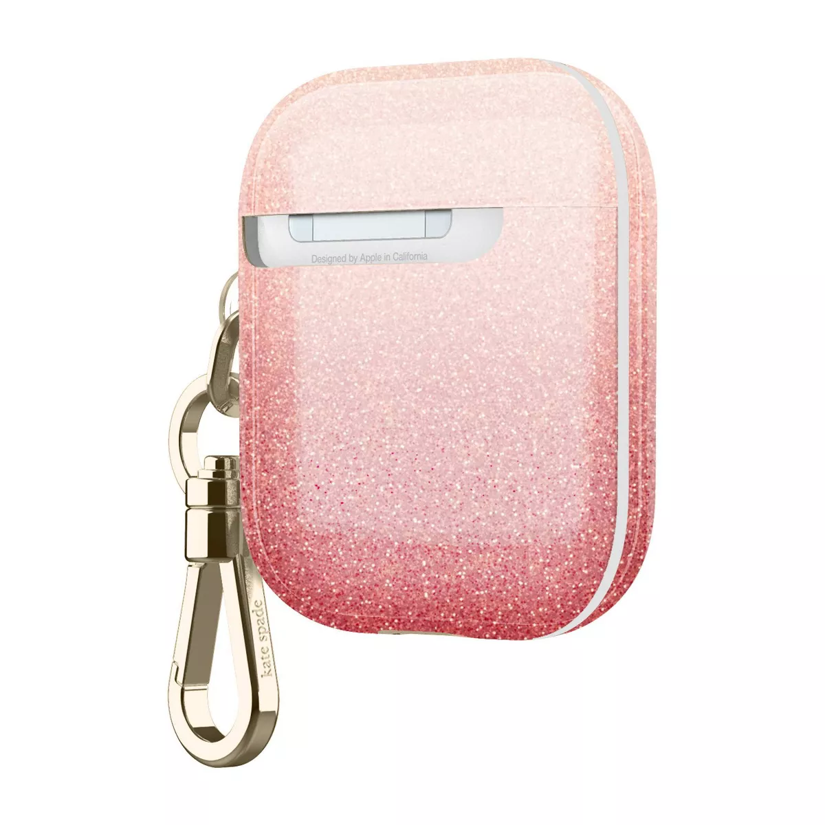 Kate Spade New York AirPods Case - Ombre Glitter Sunset Pink