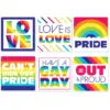 Big Dot of Happiness Love is Love - Gay Pride - LGBTQ Rainbow Party Decorations - Drink Coasters - Set of 6