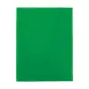 Staples 4 Pocket Portfolio Folder with Fasteners Green 920309
