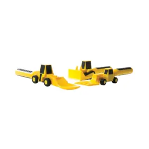 Constructive Eating Plastic Construction Utensils - Spoon, Fork and Knife