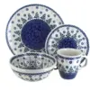 Blue Rose Polish Pottery Festive Fir 16 Piece Dinnerware Set