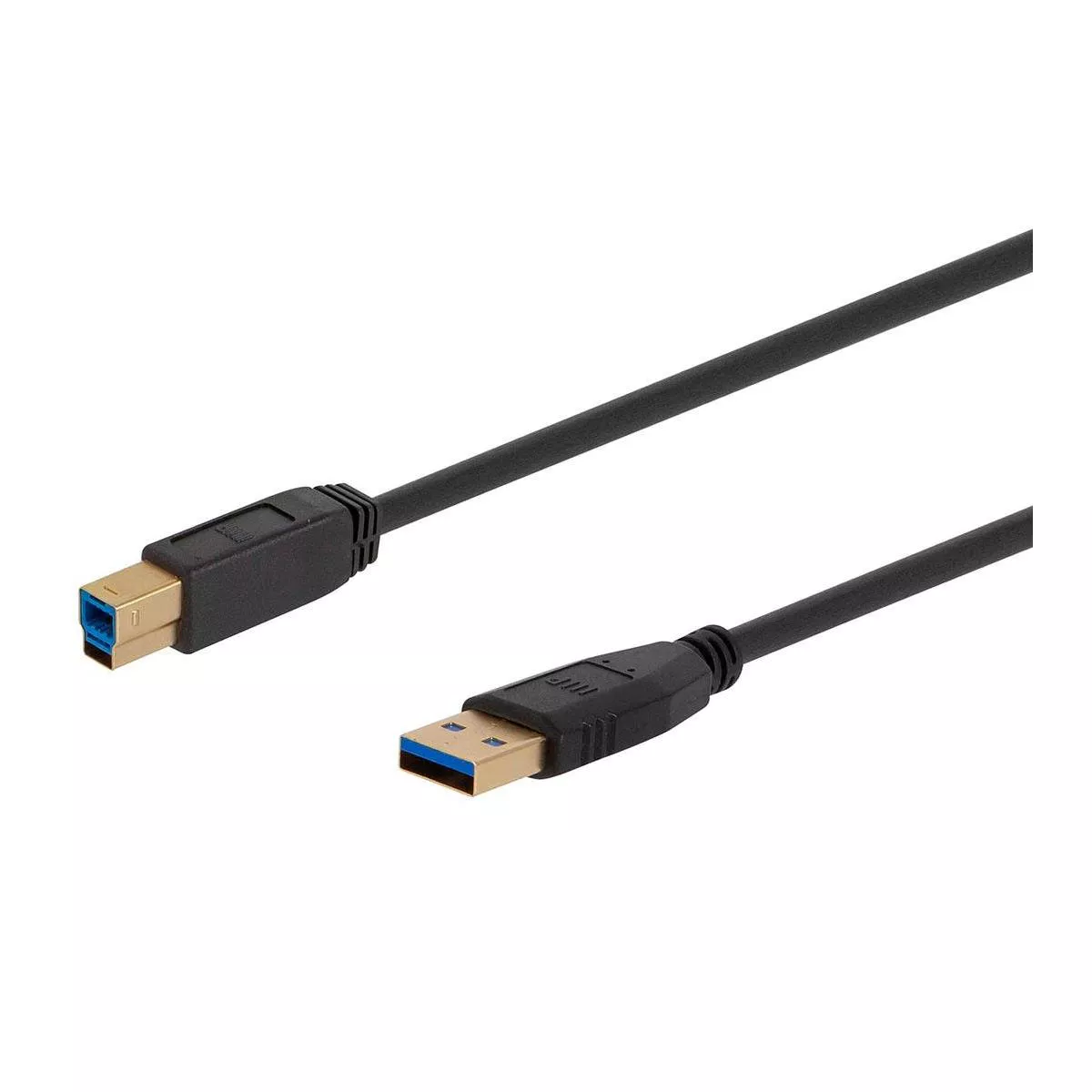 Monoprice USB 3.0 Type-A to Type-B Cable - 1.5 Feet - Black, Compatible With Scanner, Monitor, Hard Disk Drive, USB Hub, Printers - Select Series
