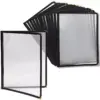Juvale 12-Pack 4 Page Double View Clear PVC Restaurant Menu Covers for A4 Size Sheet